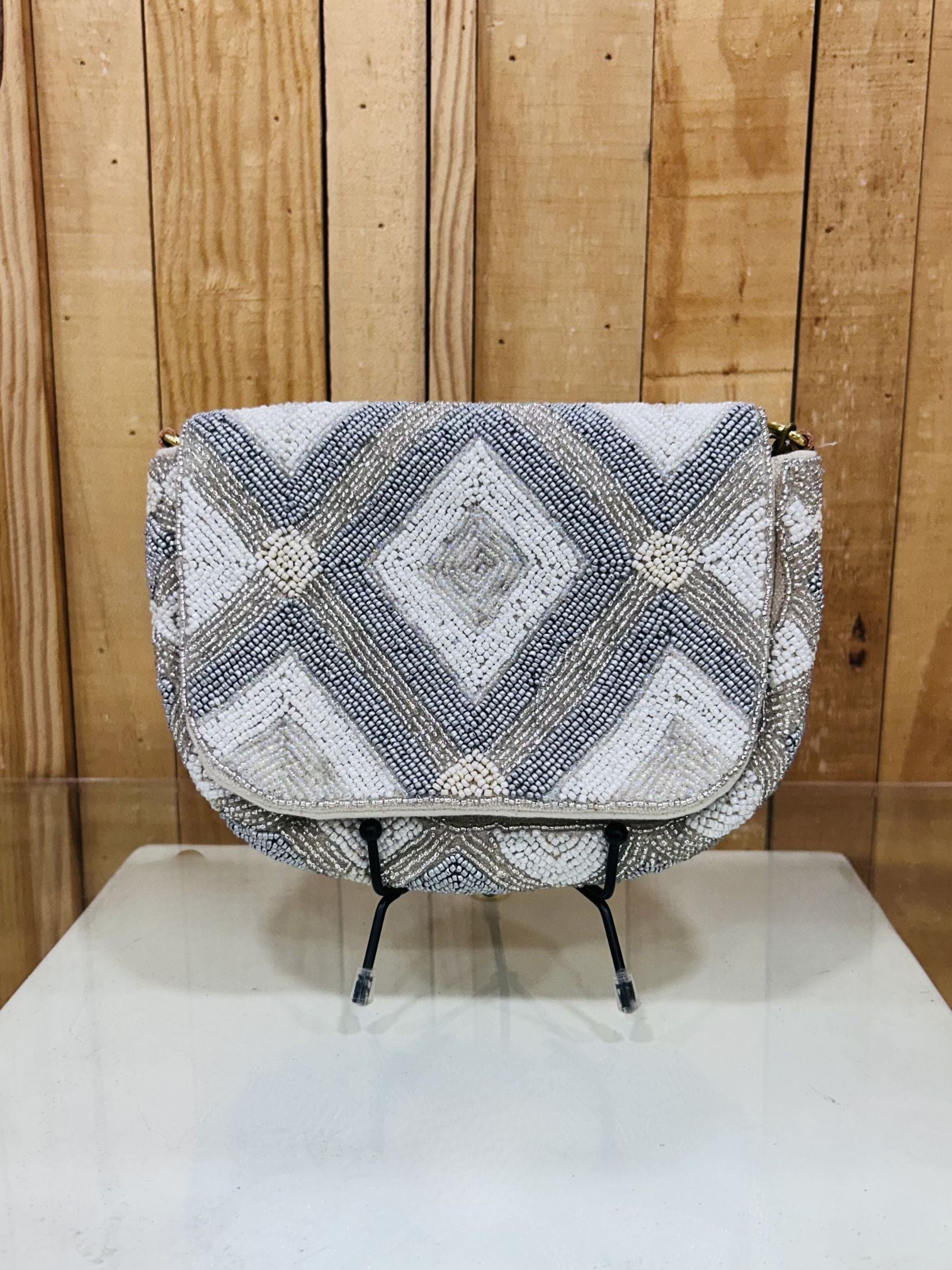 Bolso Pedrería - Camel y Dorado (Copia)