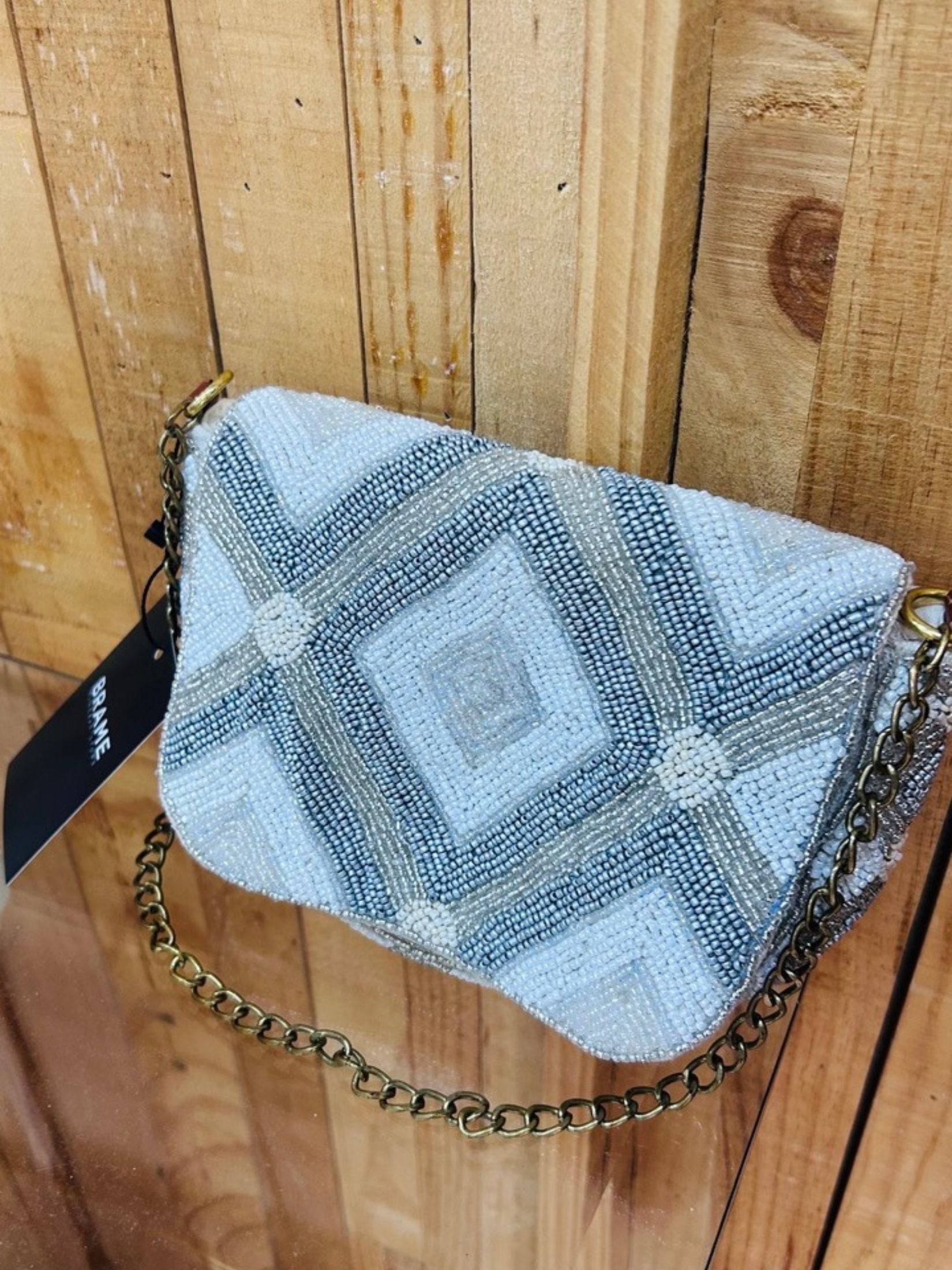 Bolso Pedrería - Camel y Dorado (Copia)