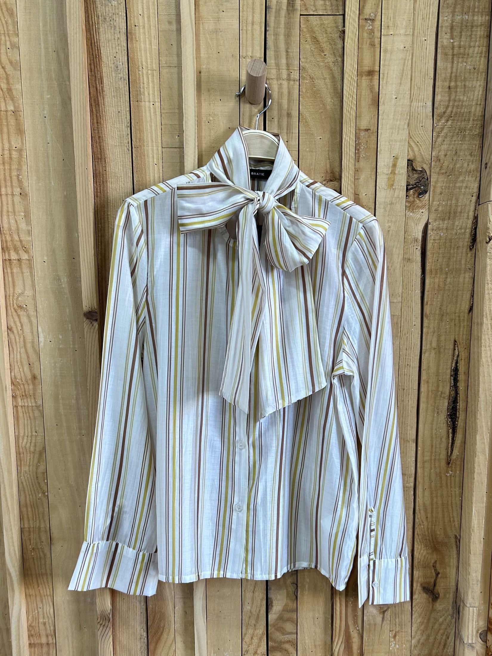 Camisa Rayas Lazada - Amarilla