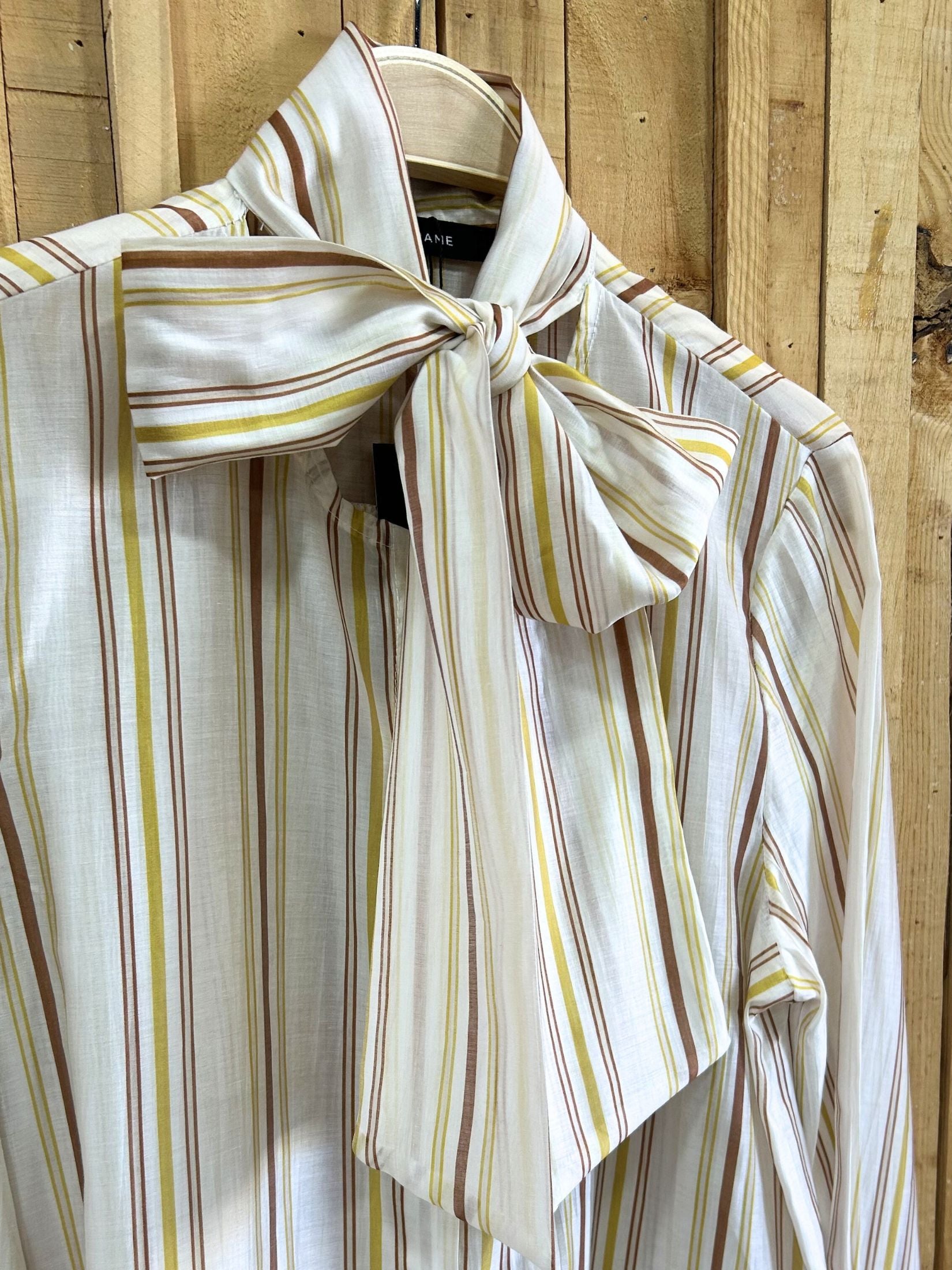 Camisa Rayas Lazada - Amarilla