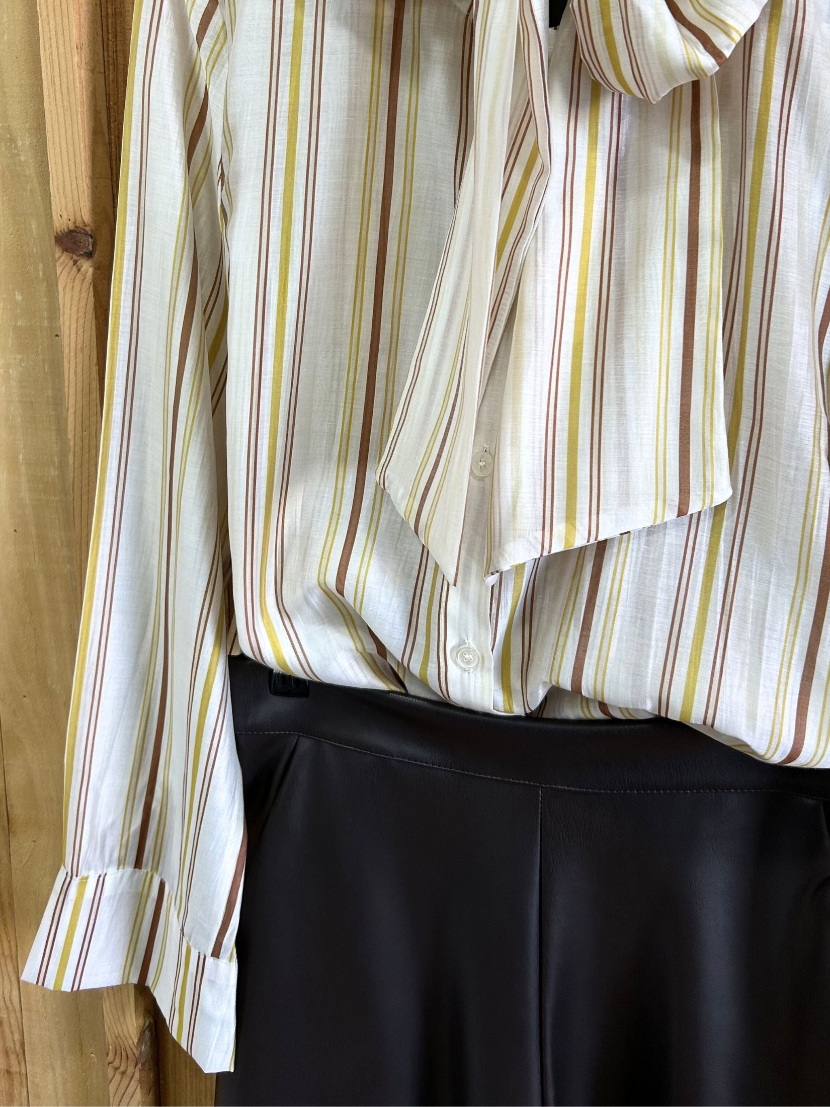 Camisa Rayas Lazada - Amarilla