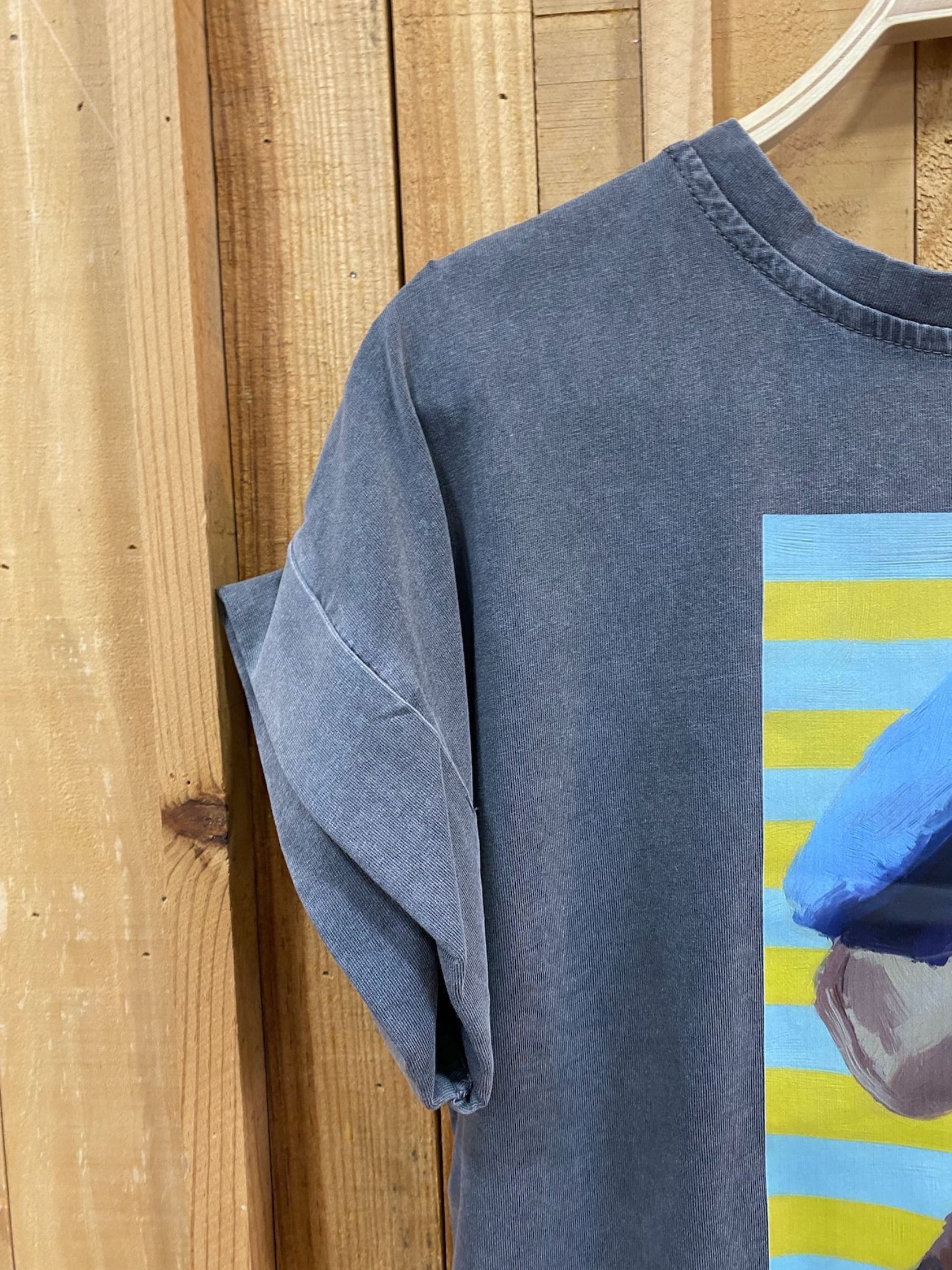 Camiseta Estampada Perro St. Tropez - Gris