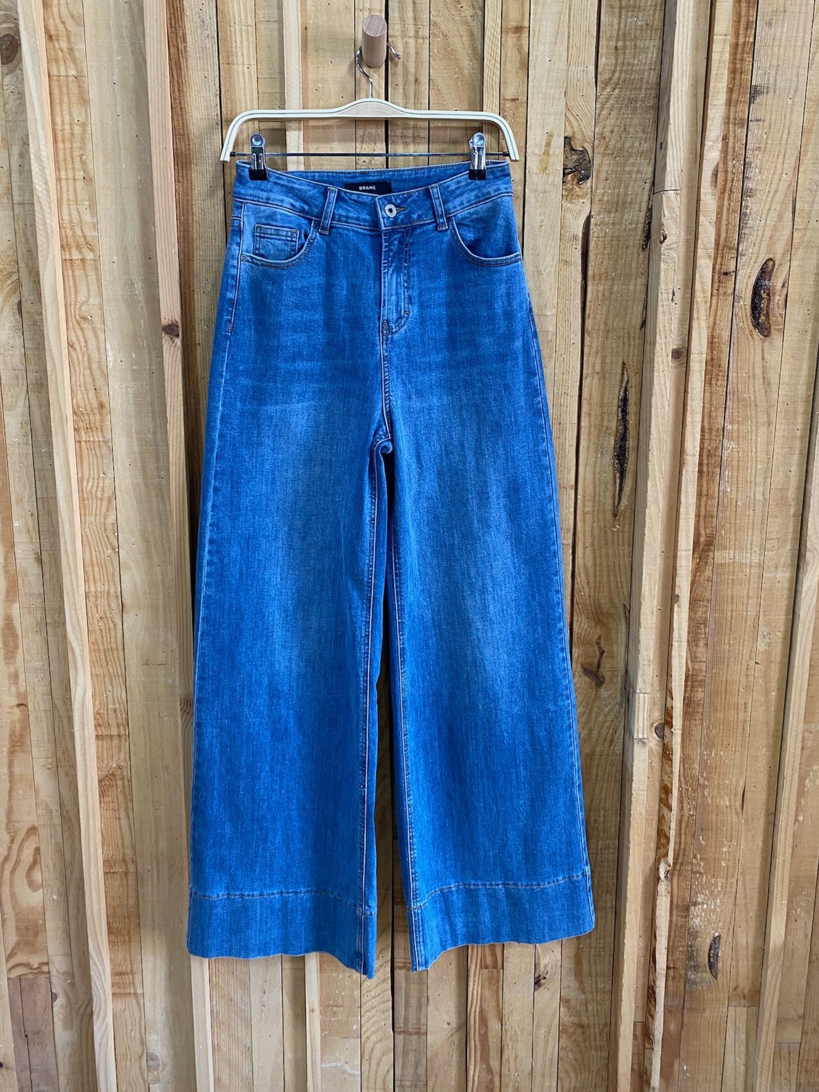 Jean Campana Ancho - Azul Claro