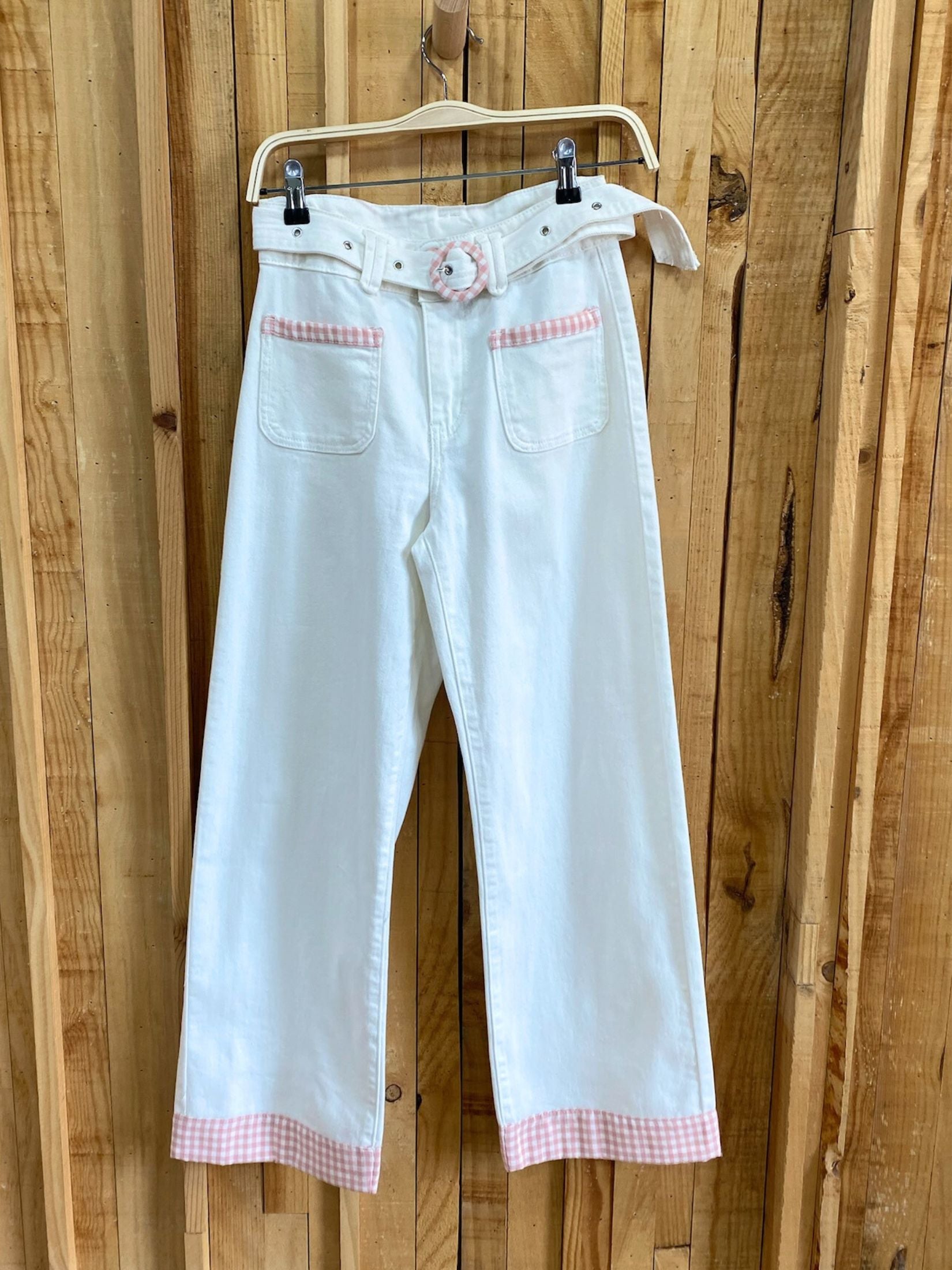 Pantalon Jean Blanco - Vichy