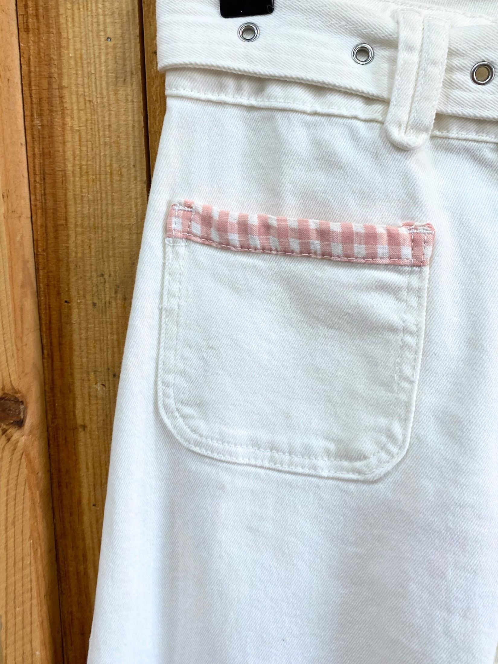 Pantalon Jean Blanco - Vichy