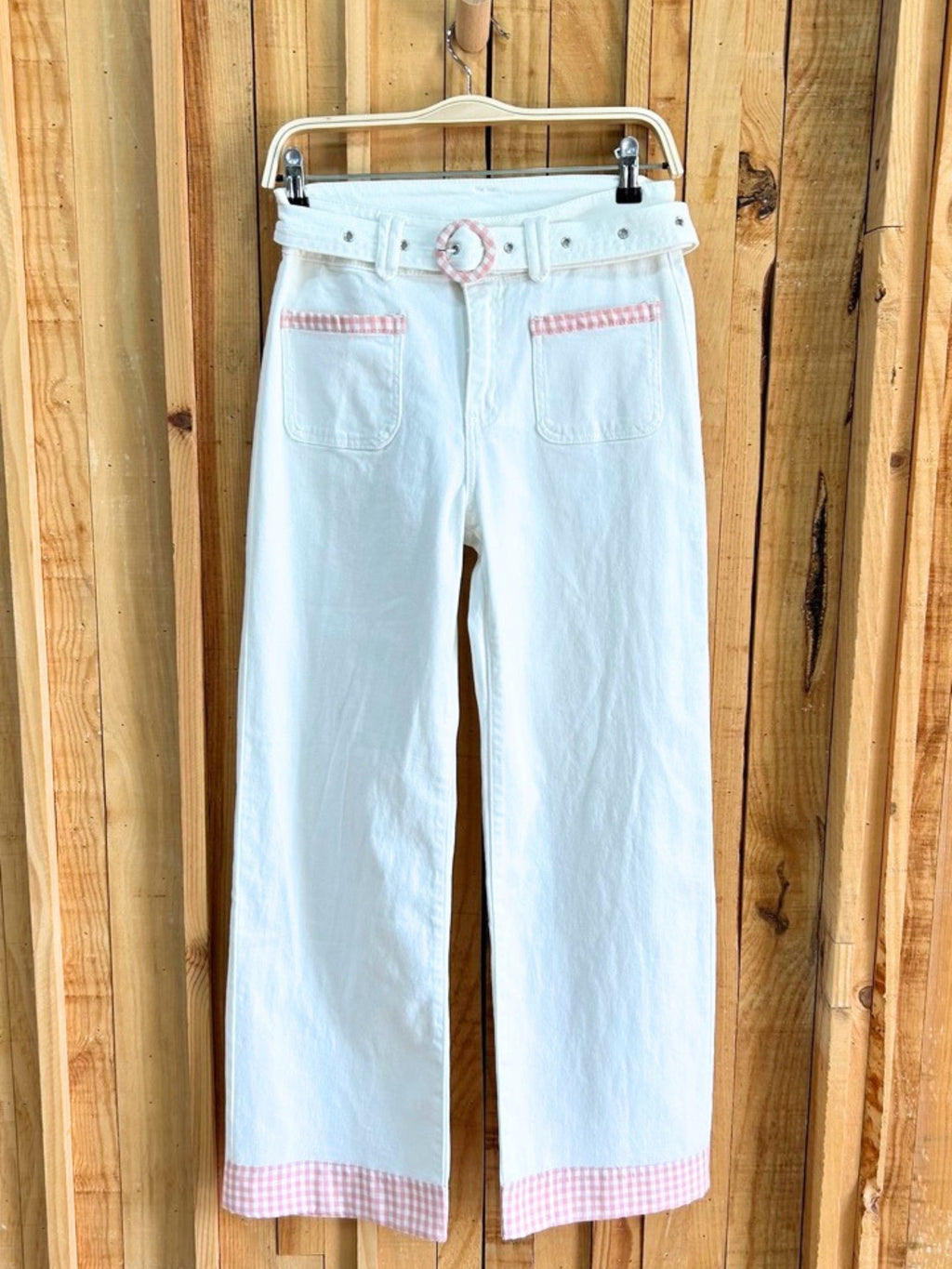 Pantalon Jean Blanco - Vichy