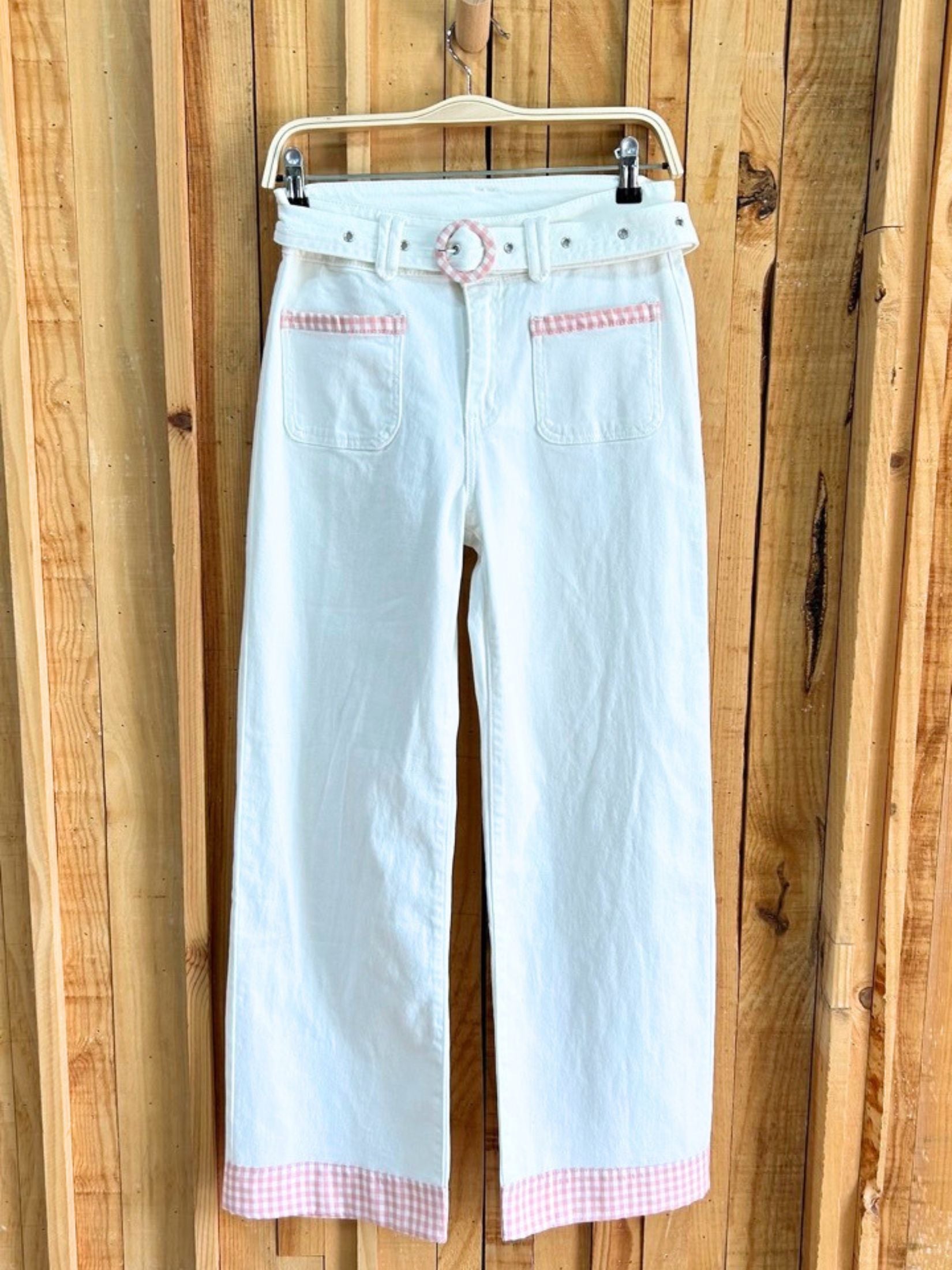 Pantalon Jean Blanco - Vichy