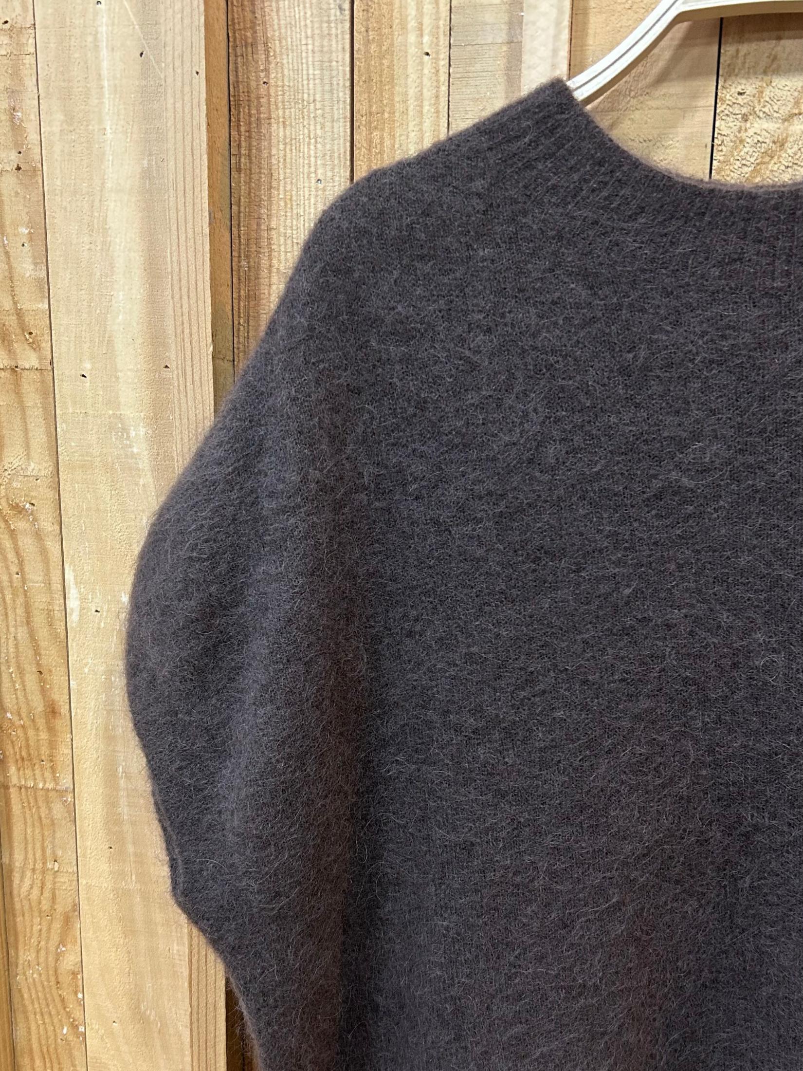 Jersey Chaleco Lana Baby Alpaca Manga Corta - Marron