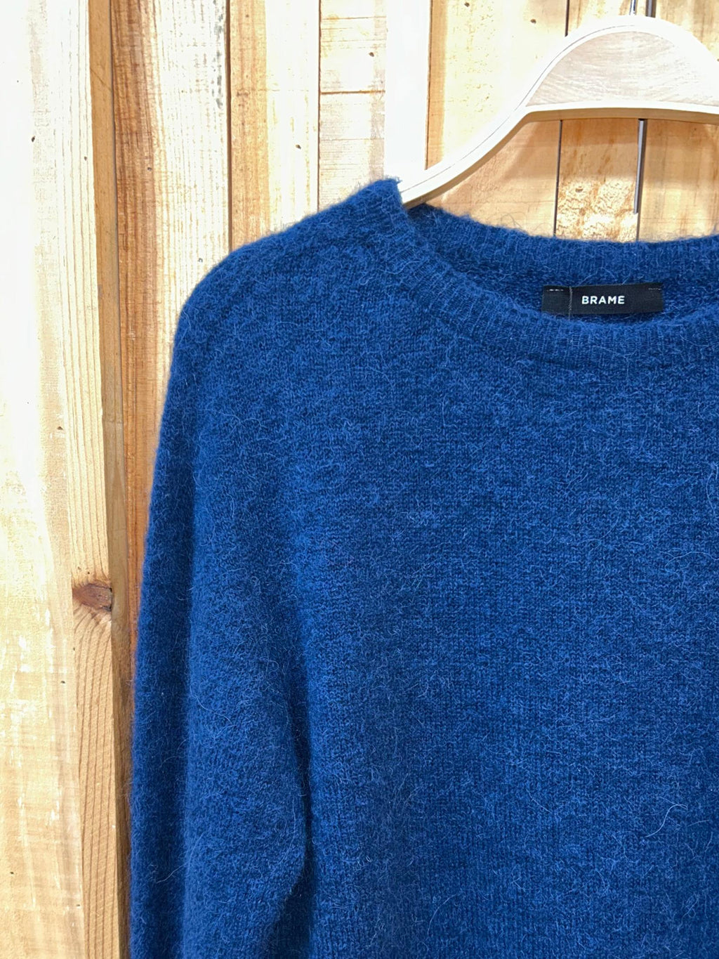 Jersey Lana Baby Alpaca Manga Larga - Azul Marino