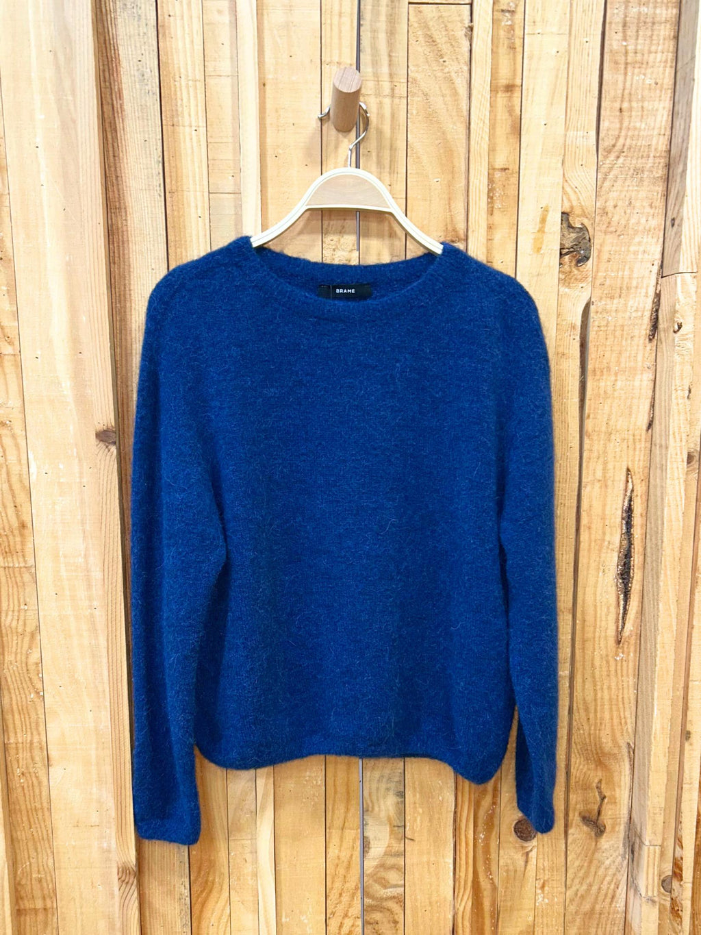 Jersey Lana Baby Alpaca Manga Larga - Azul Marino