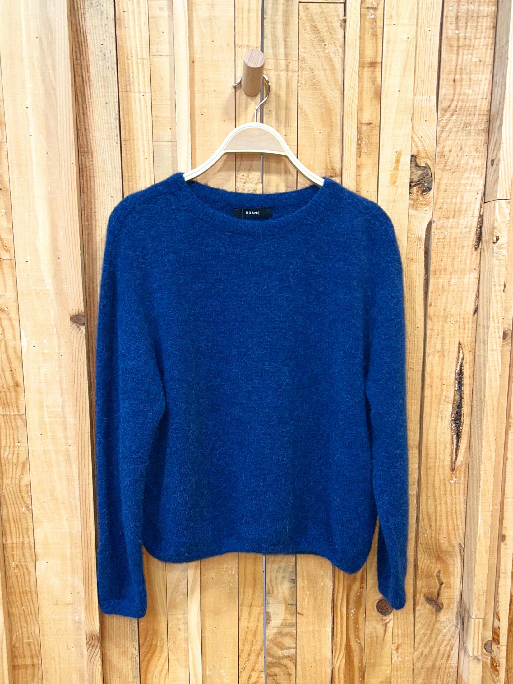 Jersey Lana Baby Alpaca Manga Larga - Azul Marino