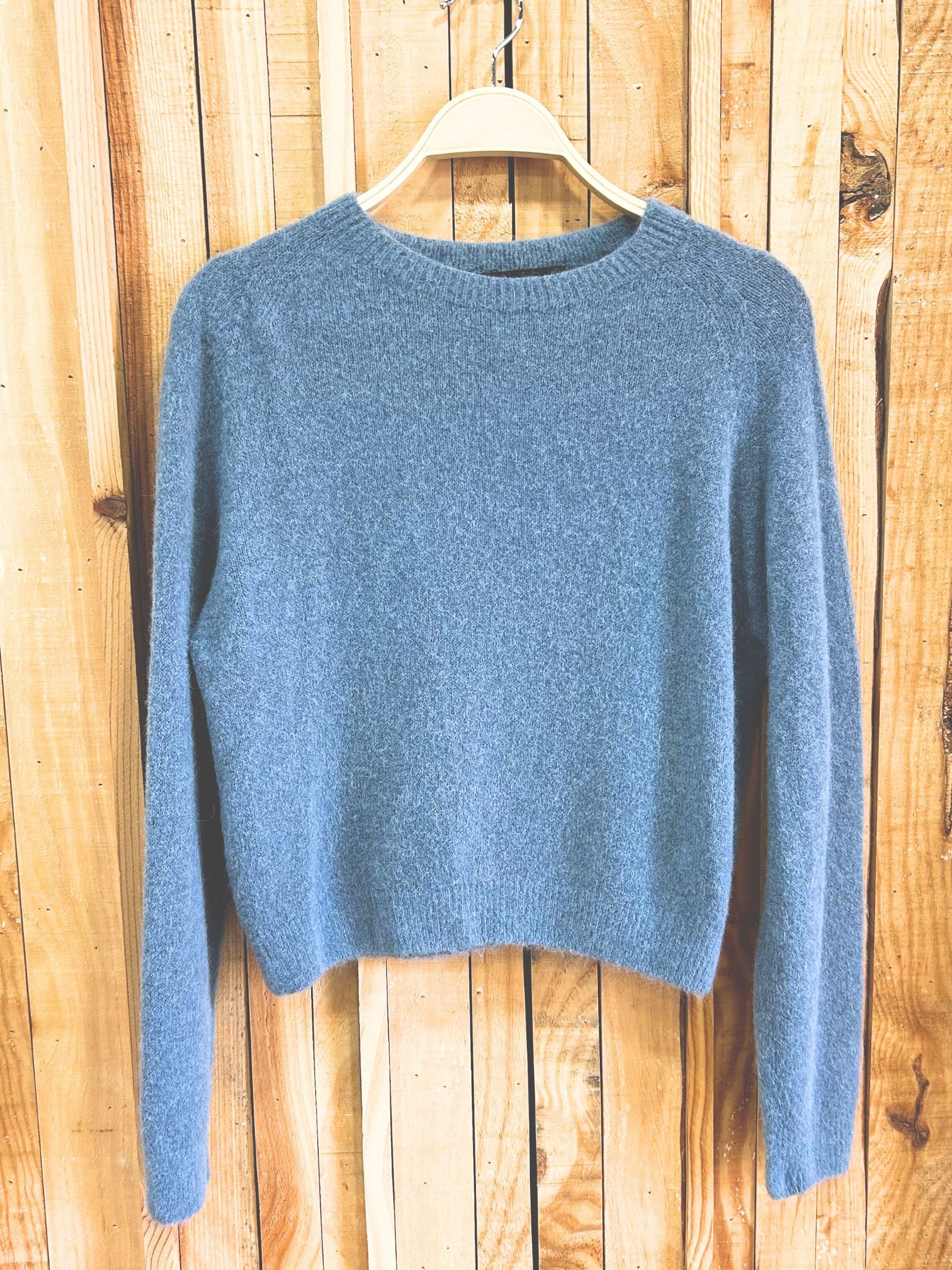 Jersey Lana Baby Alpaca Manga Larga - Azul Claro