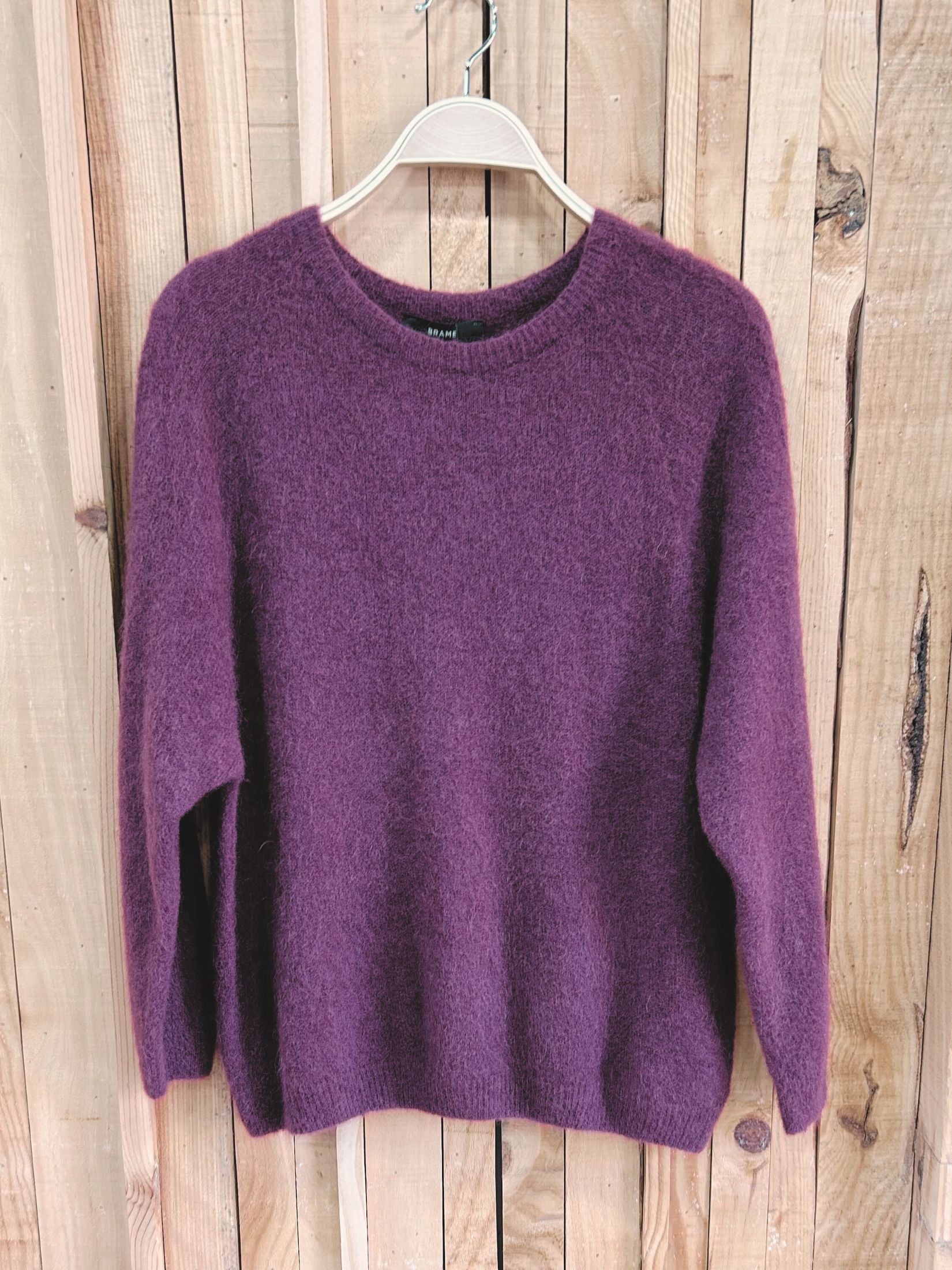 Jersey Lana Baby Alpaca Manga Larga - Frambuesa