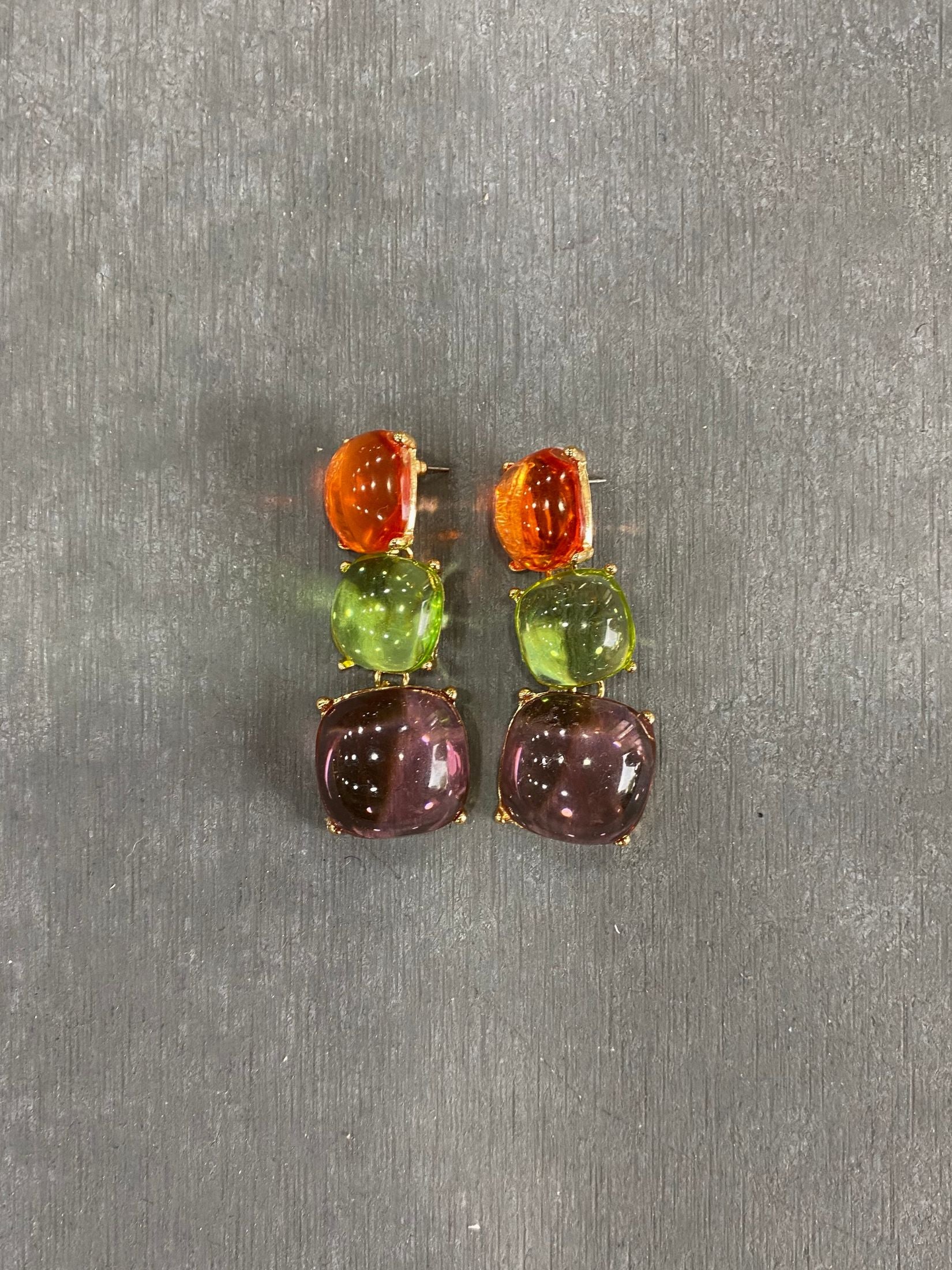 Pendientes Resina - Candy Gloss - Multicolor
