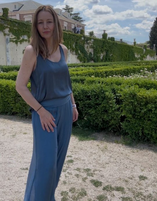 Pantalón Seda Fluido Azul Cielo